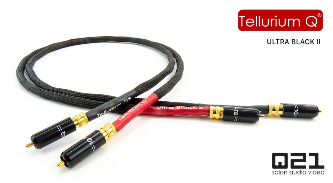 Salon Q21 prezentuje najnowszą wersję interkonektów RCA i XLR Tellurium Q Ultra Black II